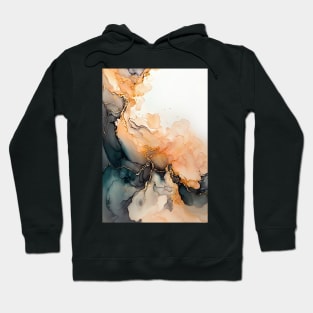 Spring Sunshine - Abstract Alcohol Ink Art Hoodie